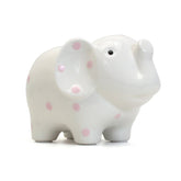 White Elephant With Pink Polka Dots Bank